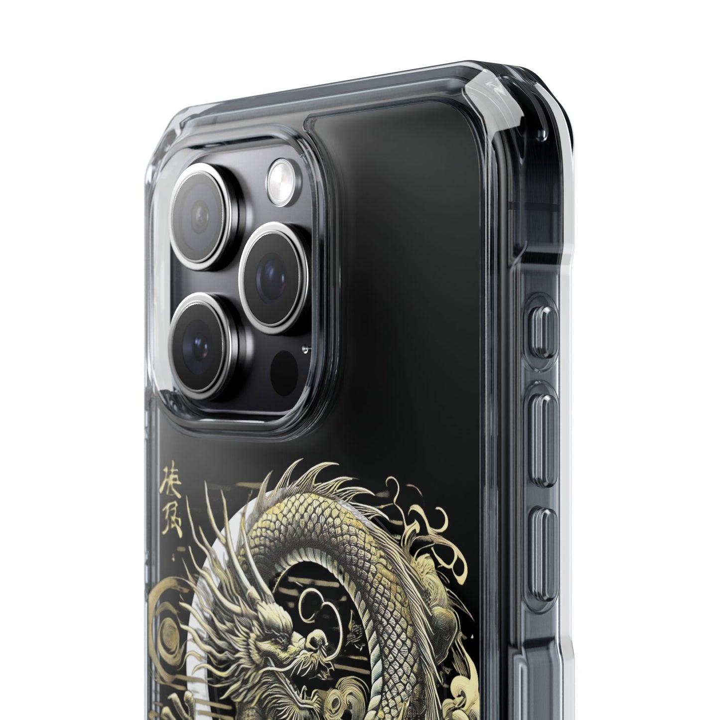 Golden Dragon of Prosperity-Magnetic Clear Impact Case