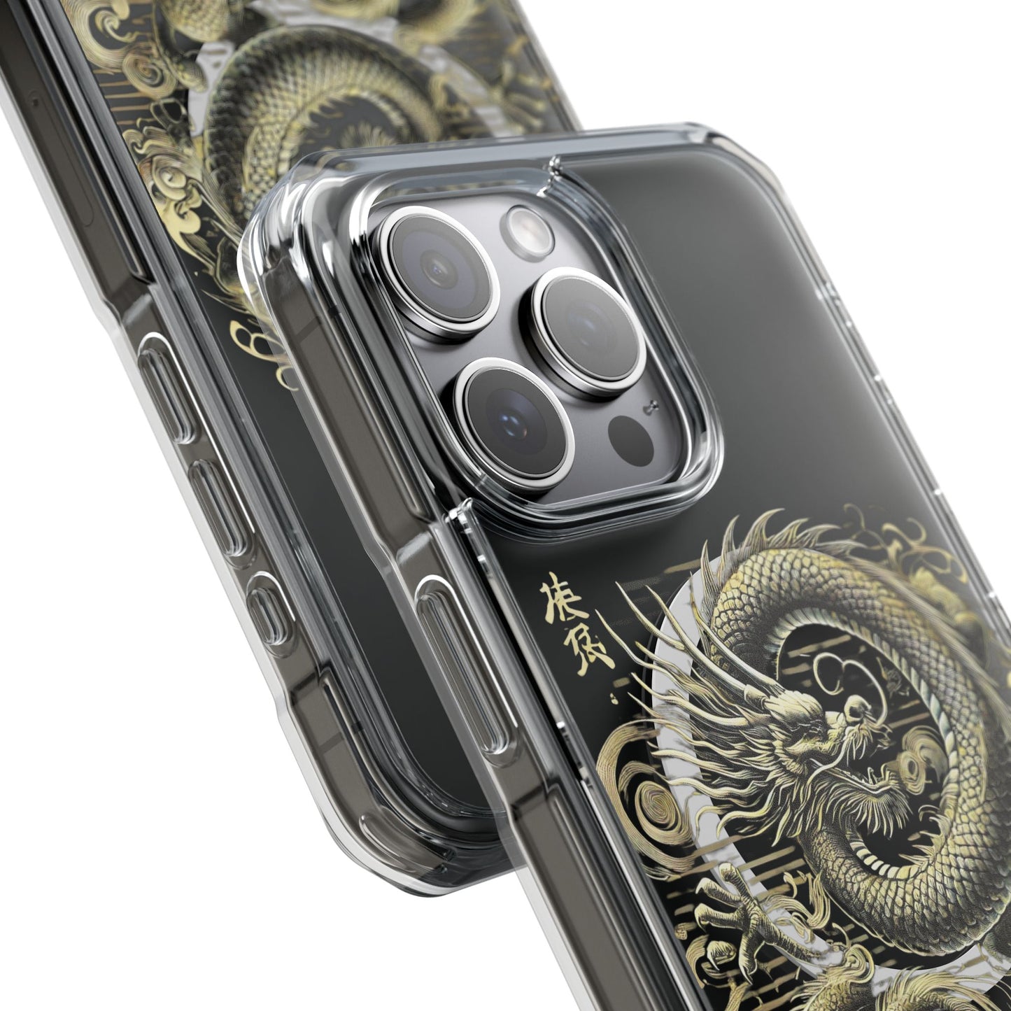 Golden Dragon of Prosperity-Magnetic Clear Impact Case