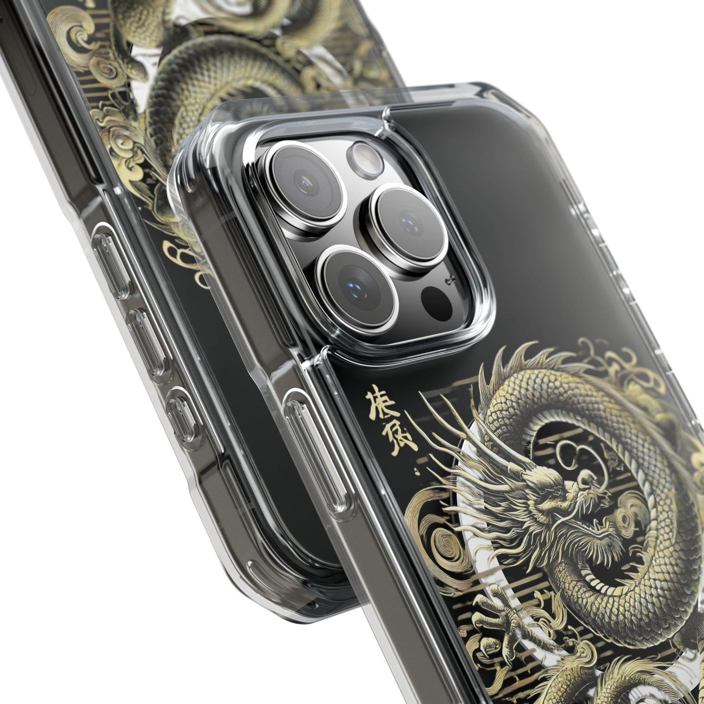 Golden Dragon of Prosperity-Magnetic Clear Impact Case