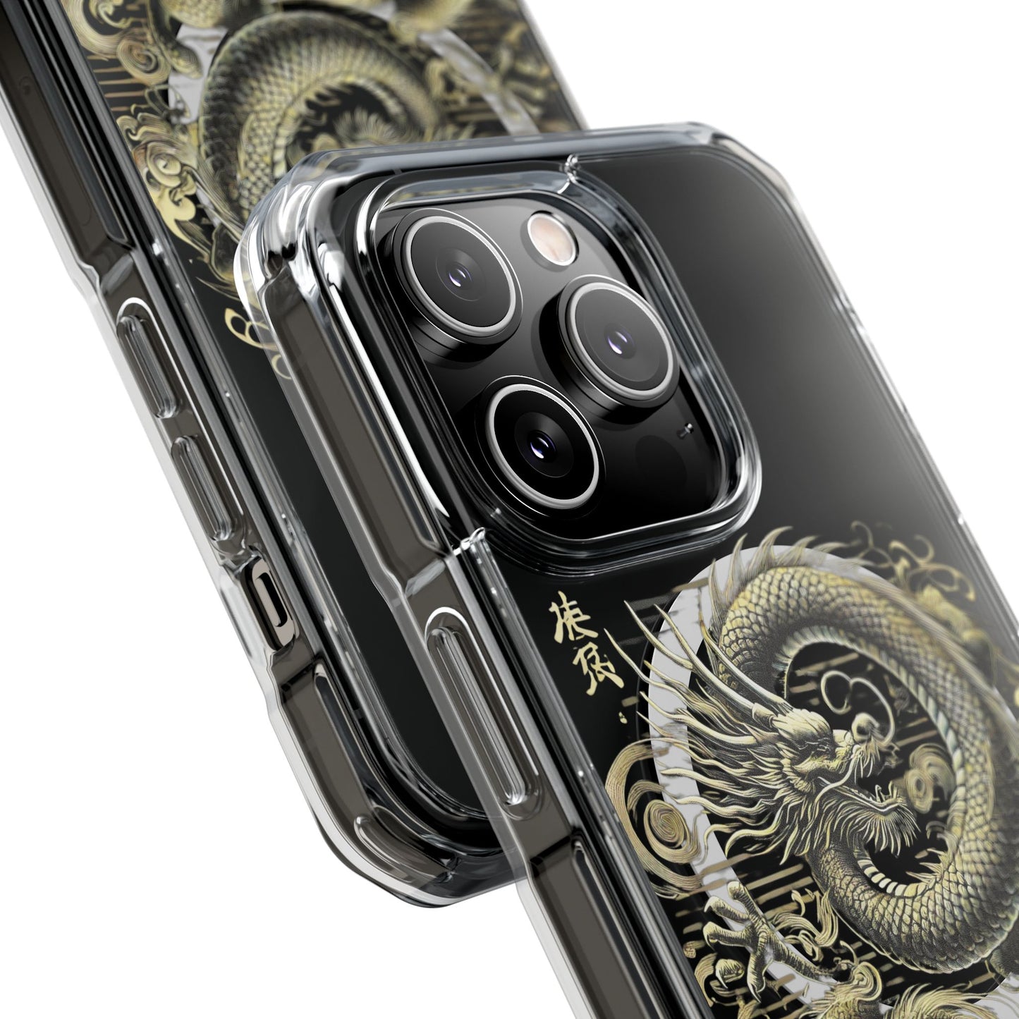 Golden Dragon of Prosperity-Magnetic Clear Impact Case
