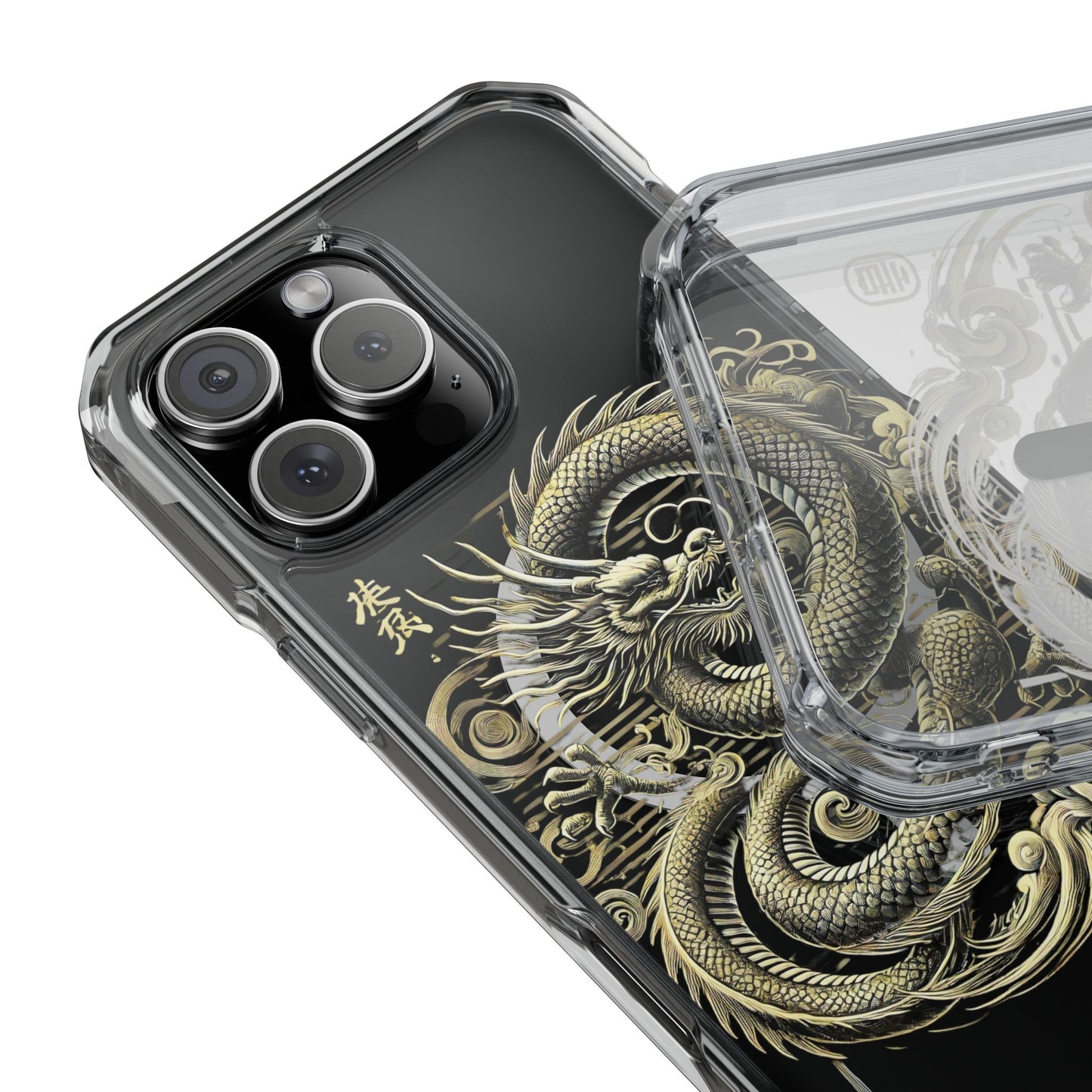Golden Dragon of Prosperity-Magnetic Clear Impact Case