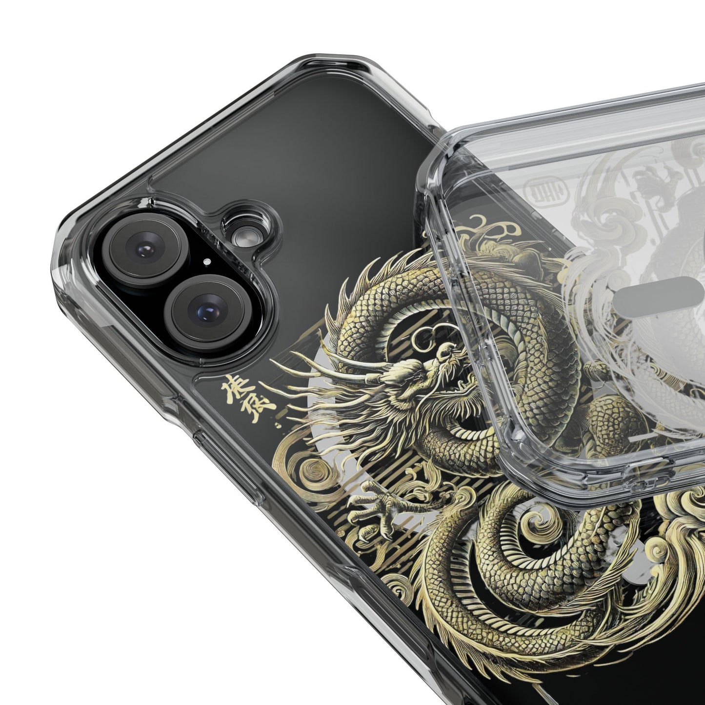 Golden Dragon of Prosperity-Magnetic Clear Impact Case