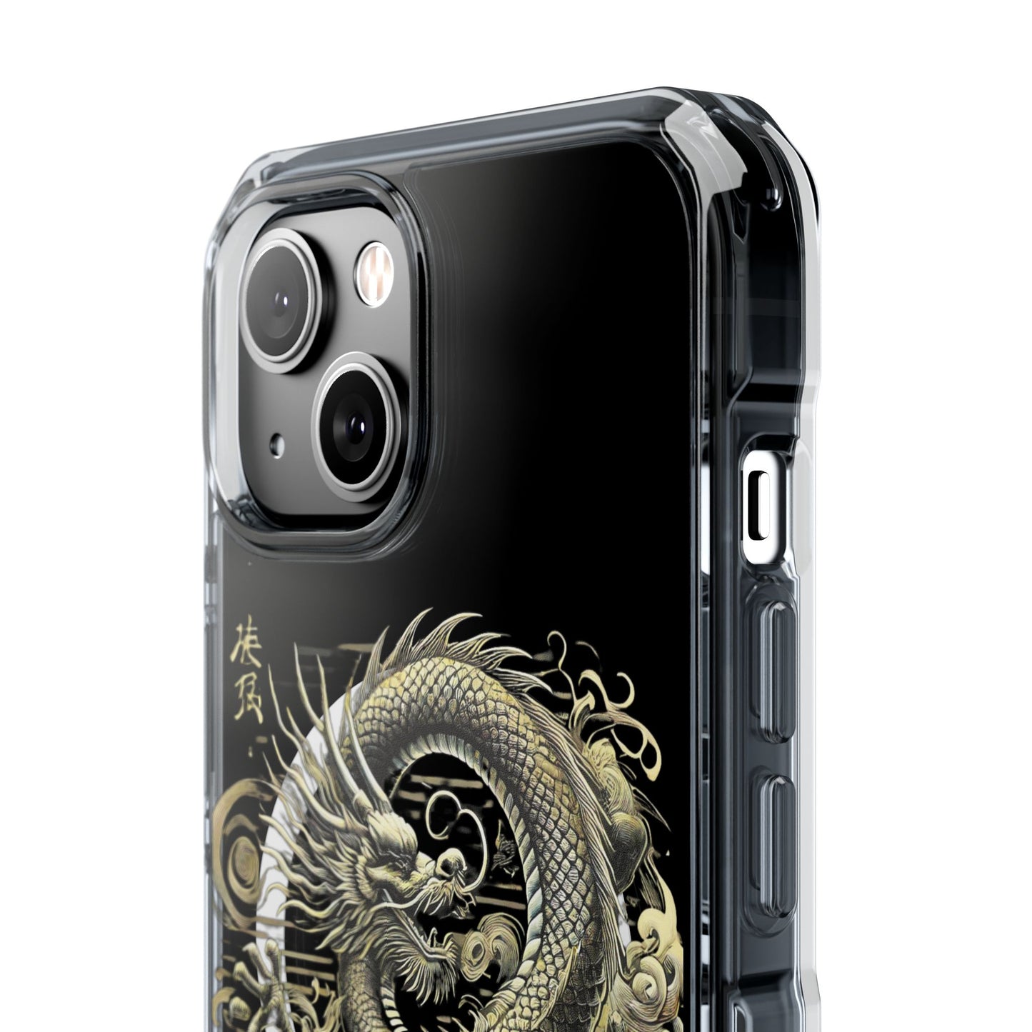 Golden Dragon of Prosperity-Magnetic Clear Impact Case