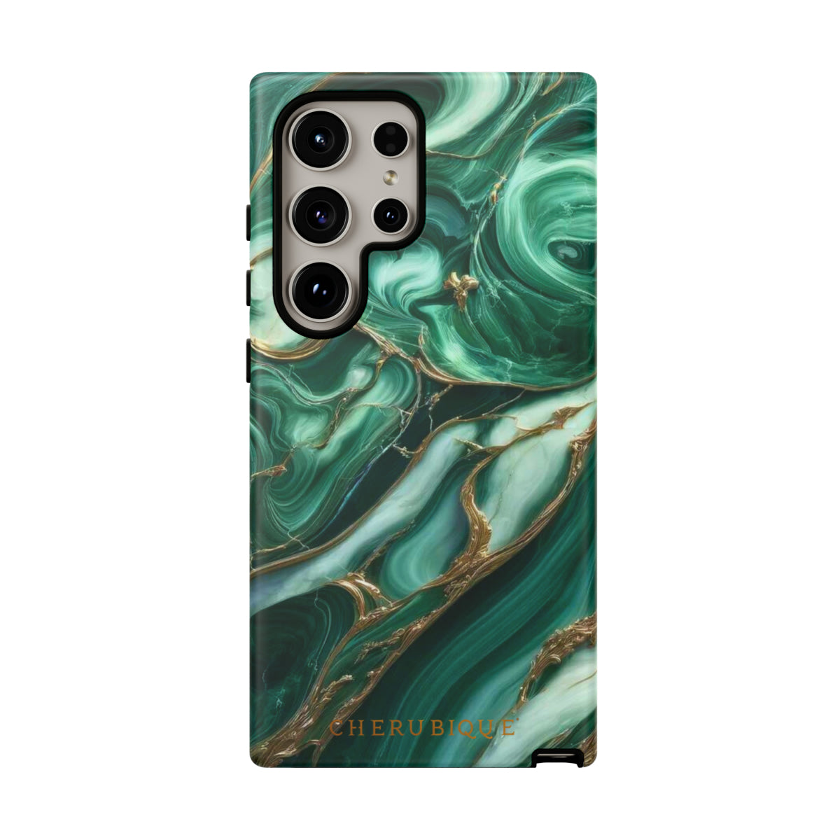 Emerald Swirls-Samsung Galaxy