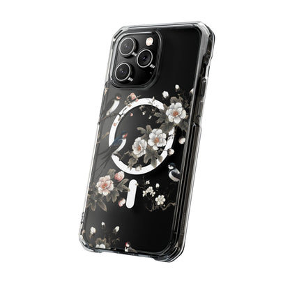 Swallows and Blossoms-Magnetic Clear Impact Case