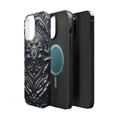 Silver Ornate Filigree-MagSafe Tough Cases