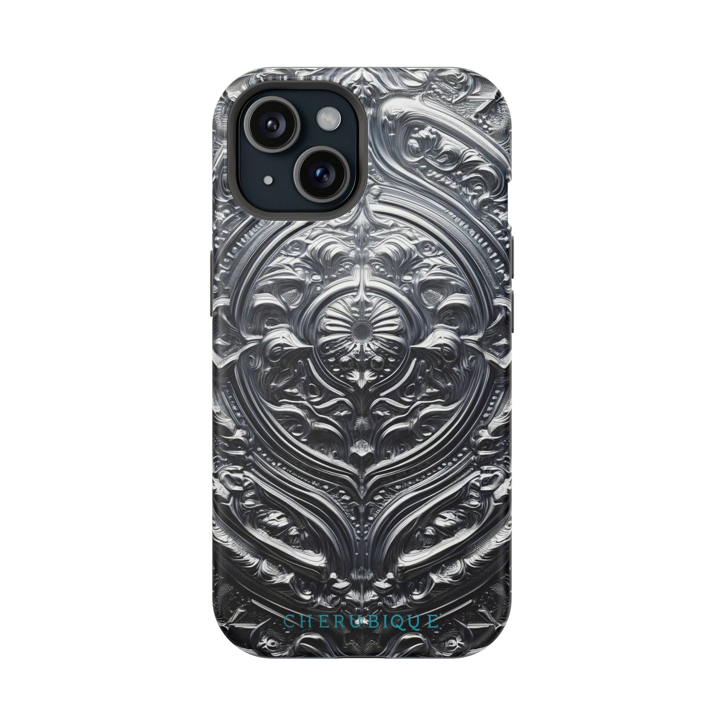 Silver Ornate Filigree-MagSafe Tough Cases