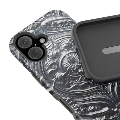 Silver Ornate Filigree-MagSafe Tough Cases