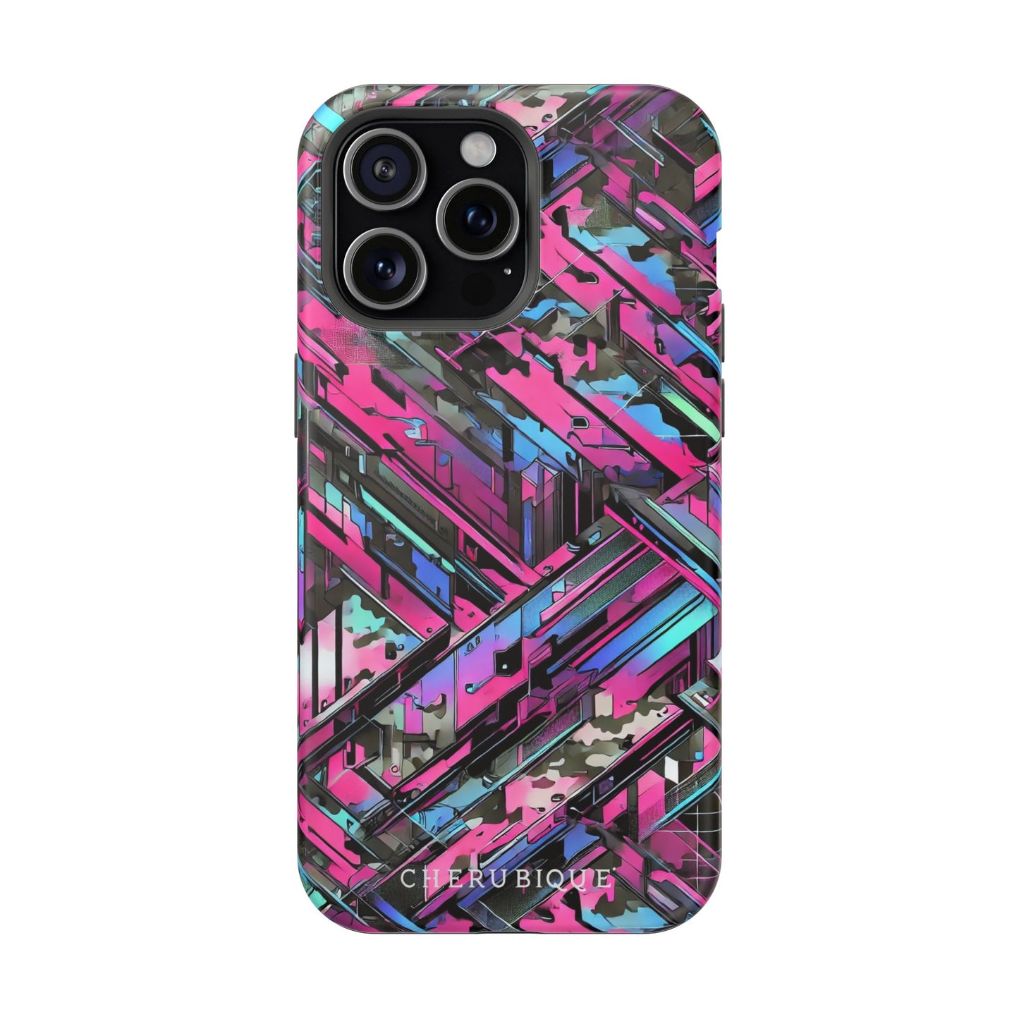 Pink Circuitry Maze-MagSafe Tough Cases