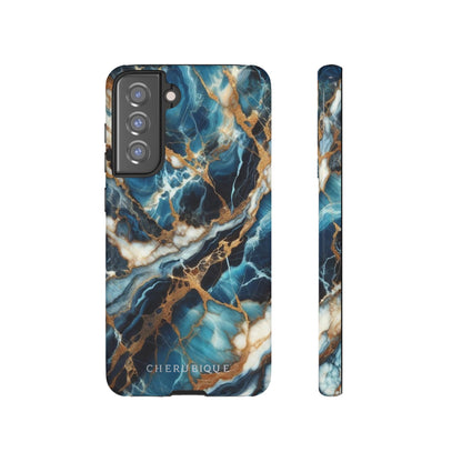 Veined Elegance Blue Bahia-Samsung Galaxy