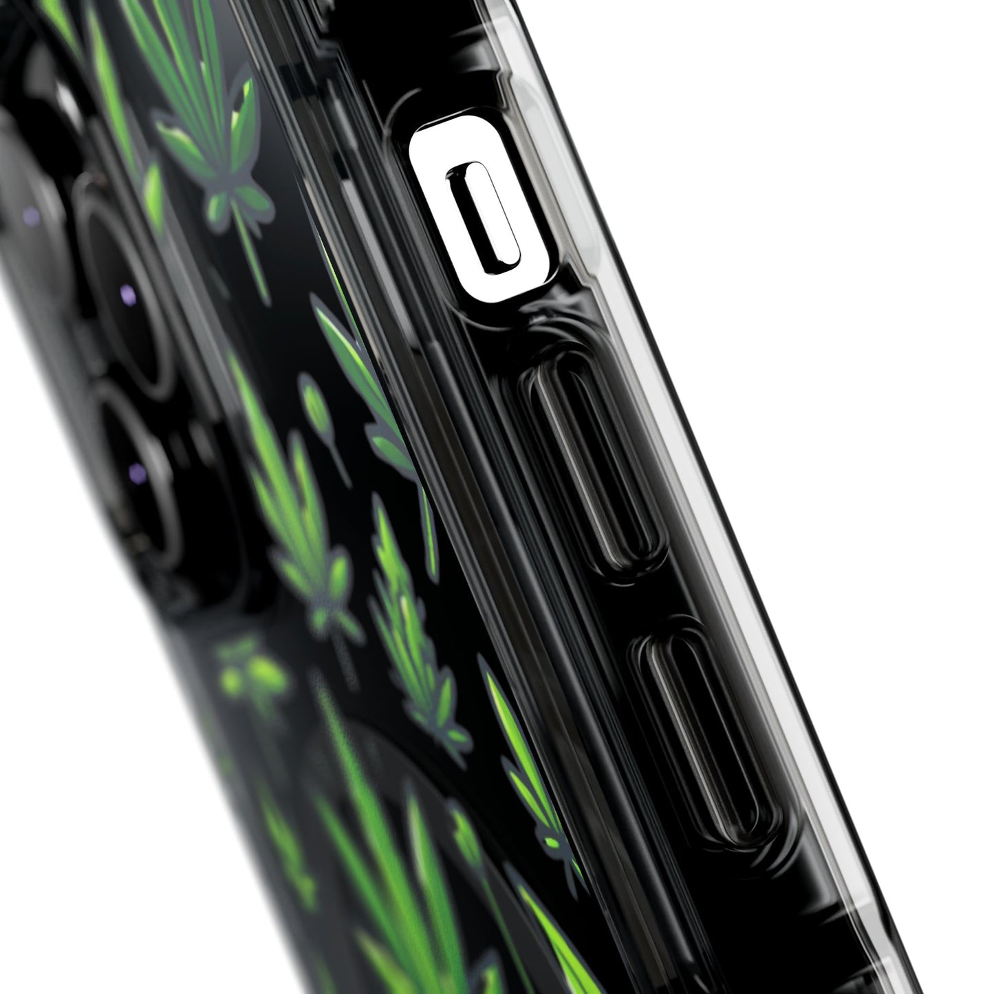 Cannabis Burst-Magnetic Clear Impact Case