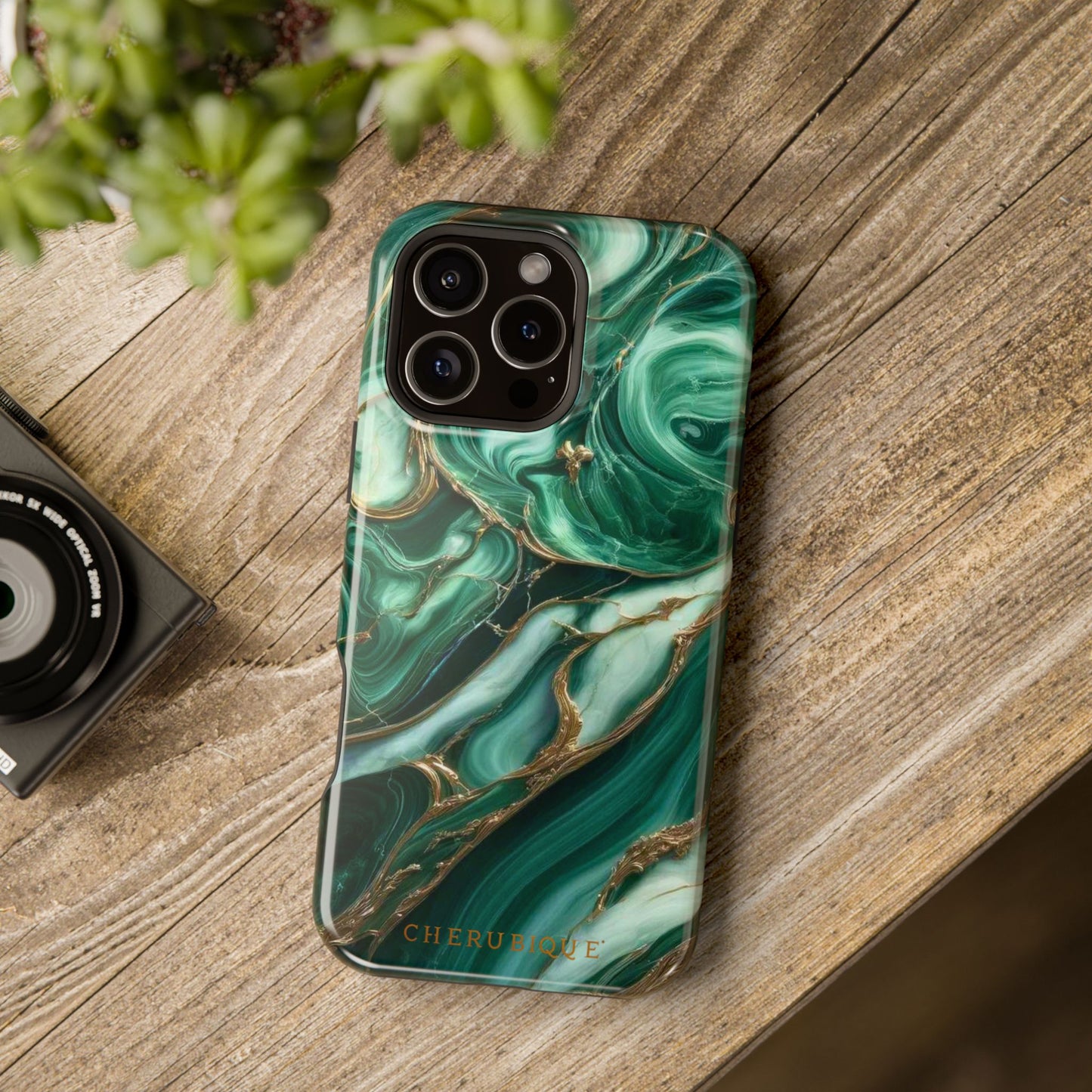 Emerald Swirls - MagSafe Tough Cases