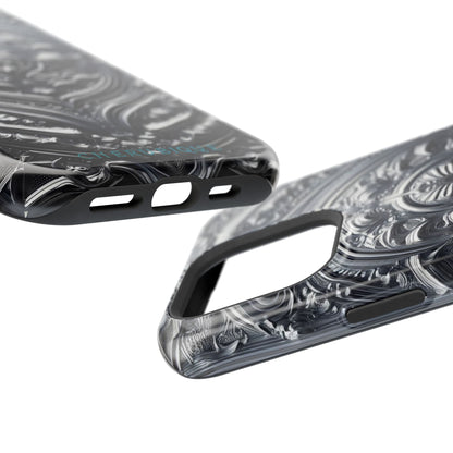 Silver Ornate Filigree-MagSafe Tough Cases