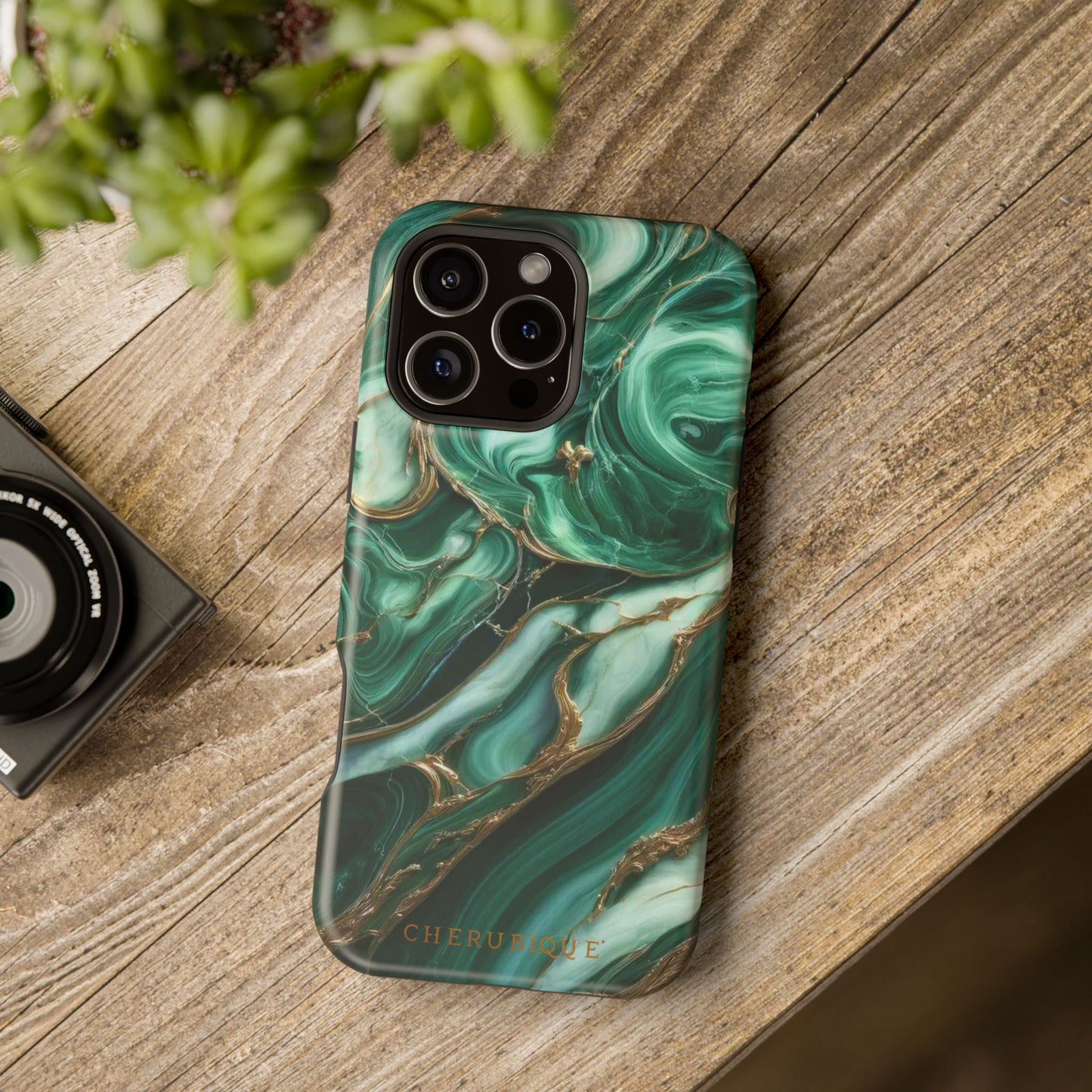 Emerald Swirls - MagSafe Tough Cases