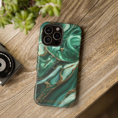 Emerald Swirls - MagSafe Tough Cases