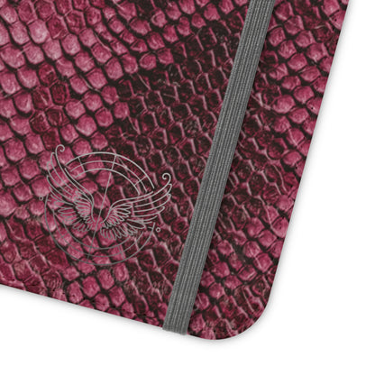 Pink Snake Skin- iPhone Flip Case