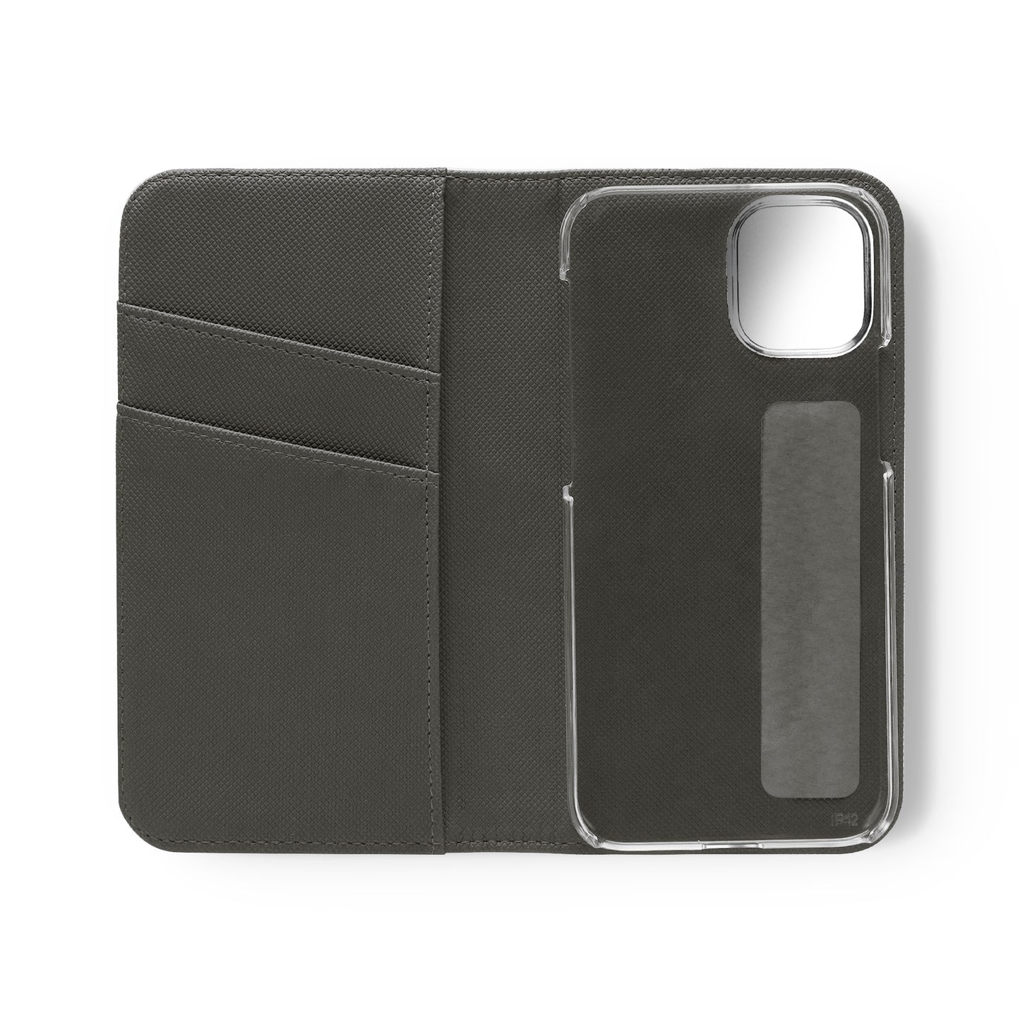 Black Snake Skin- iPhone Flip Case