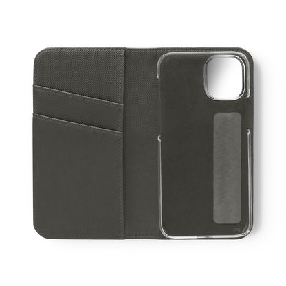 Black Snake Skin- iPhone Flip Case