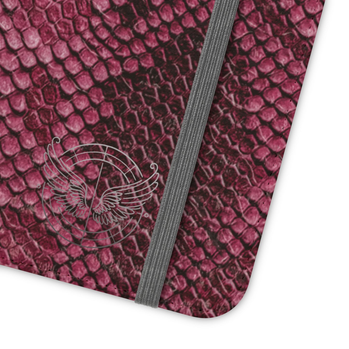 Pink Snake Skin-Samsung Flip Case