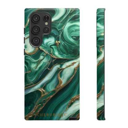 Emerald Swirls-Samsung Galaxy