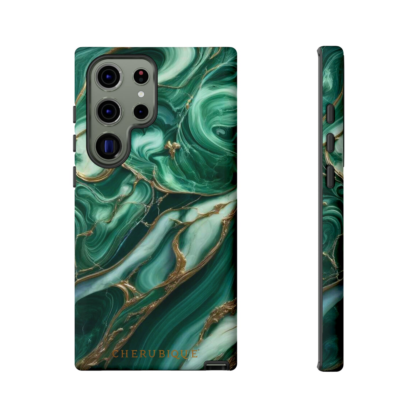 Emerald Swirls-Samsung Galaxy