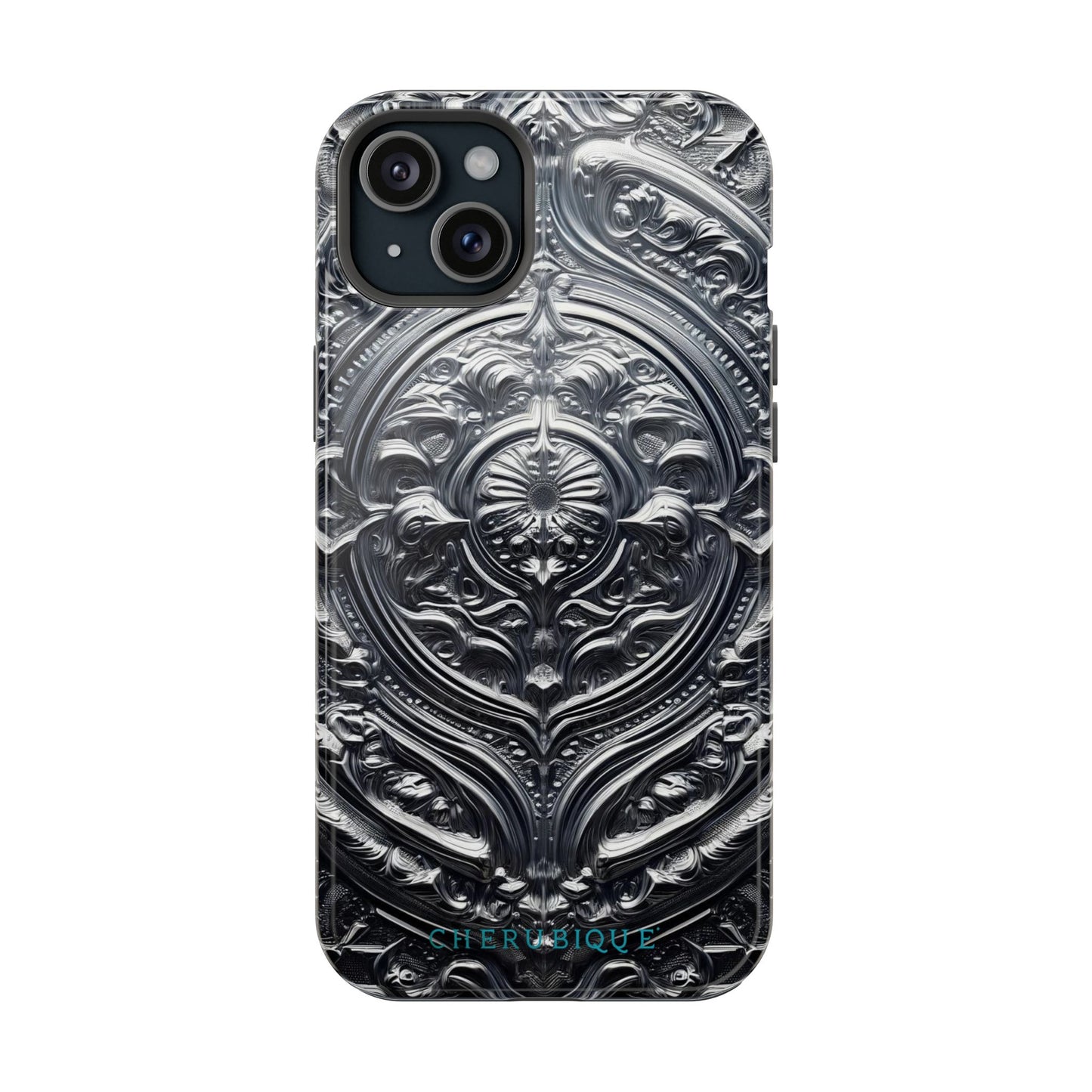 Silver Ornate Filigree-MagSafe Tough Cases