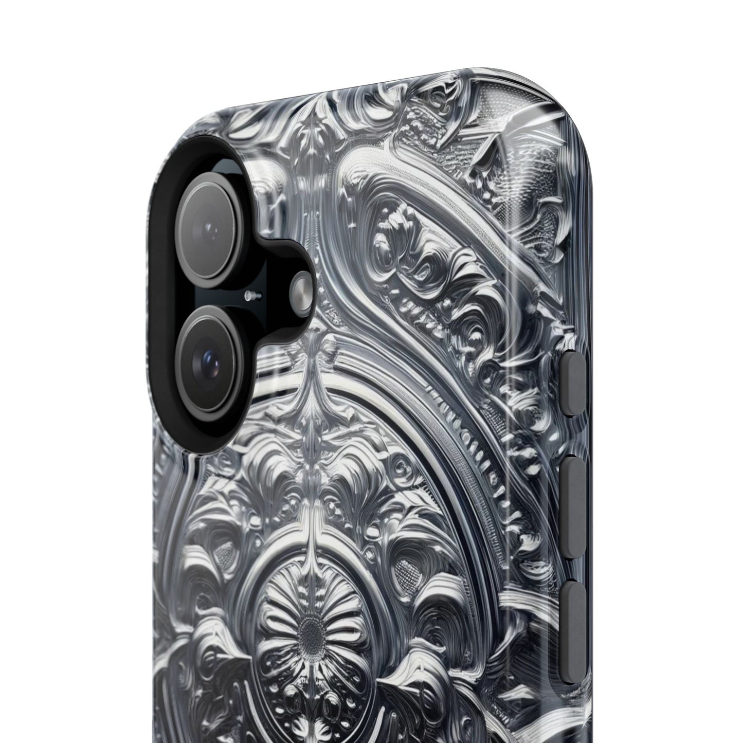 Silver Ornate Filigree-MagSafe Tough Cases