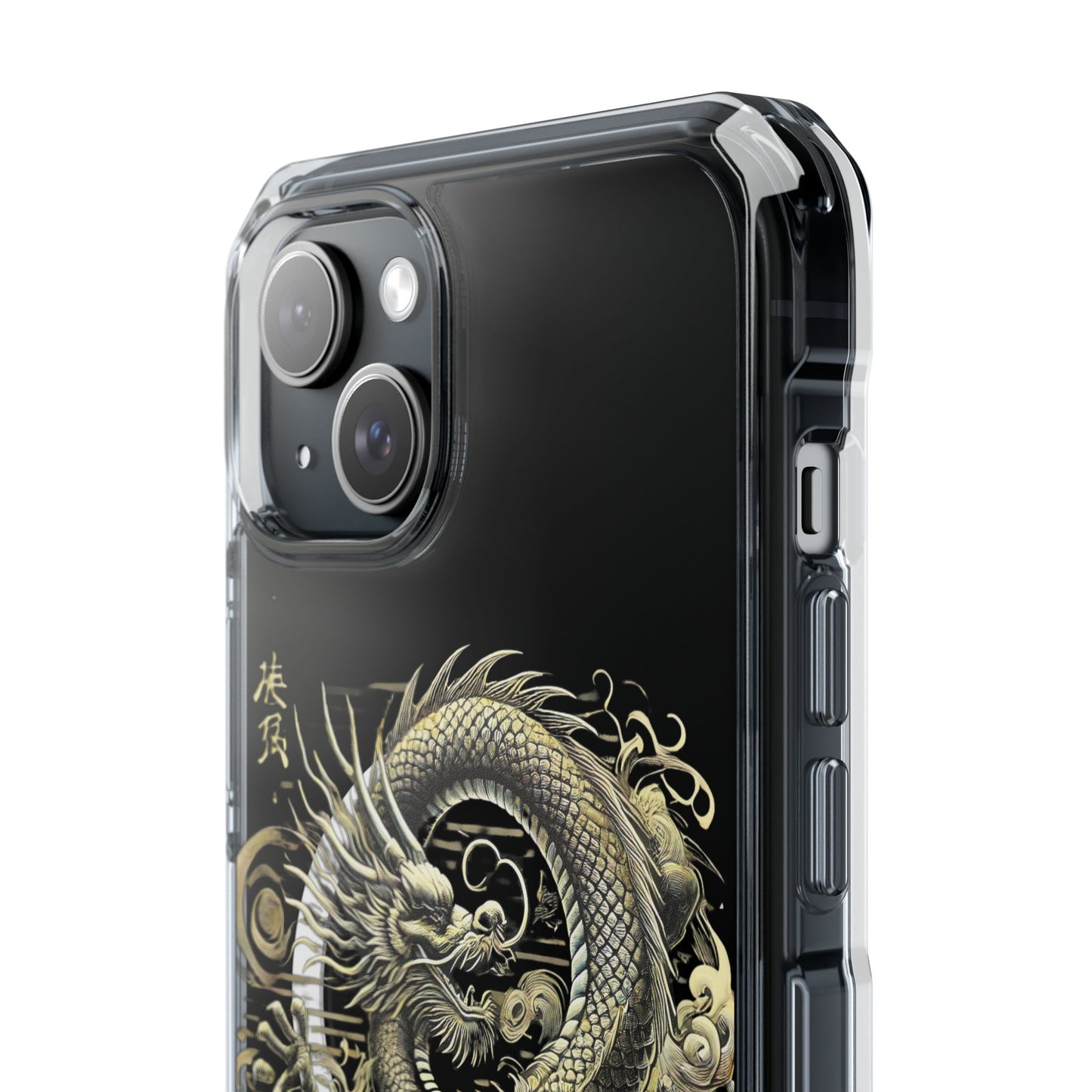 Golden Dragon of Prosperity-Magnetic Clear Impact Case