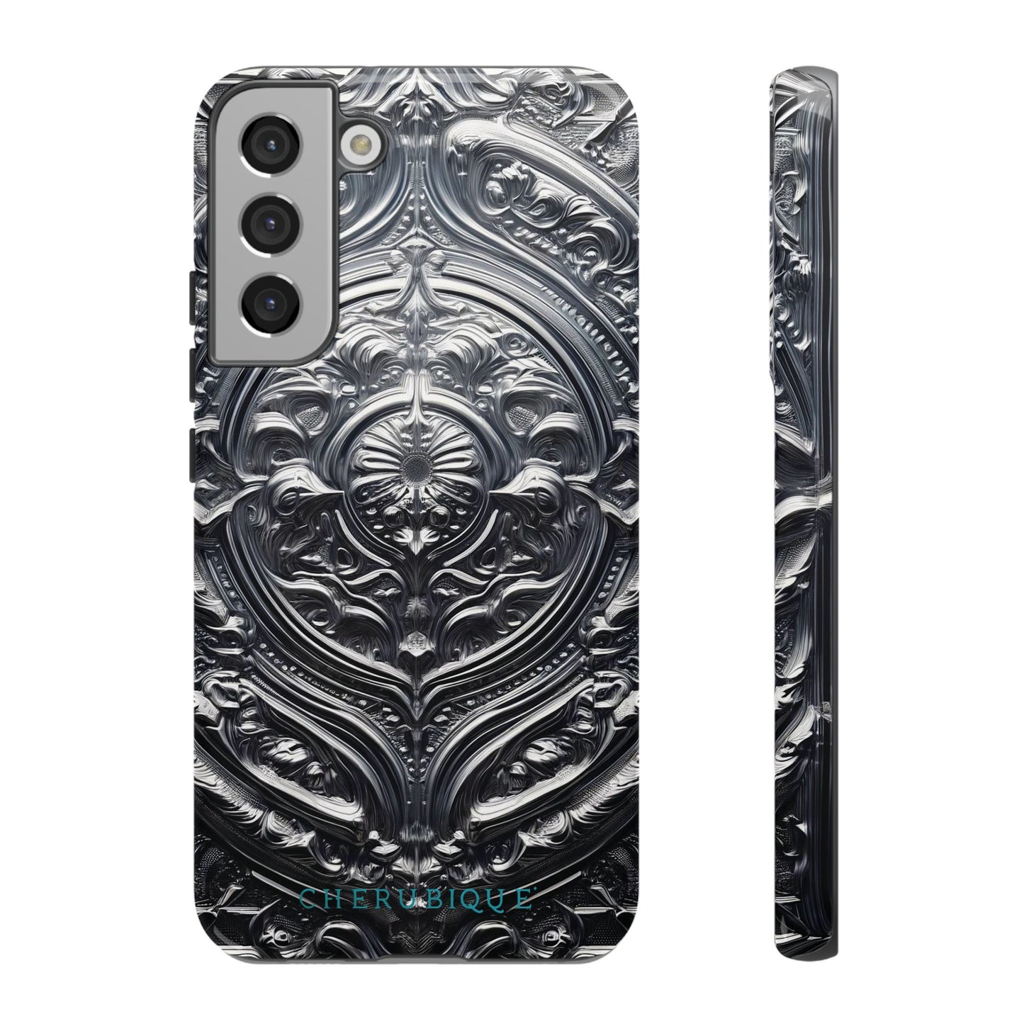 Silver Ornate Filigree-Samsung Galaxy