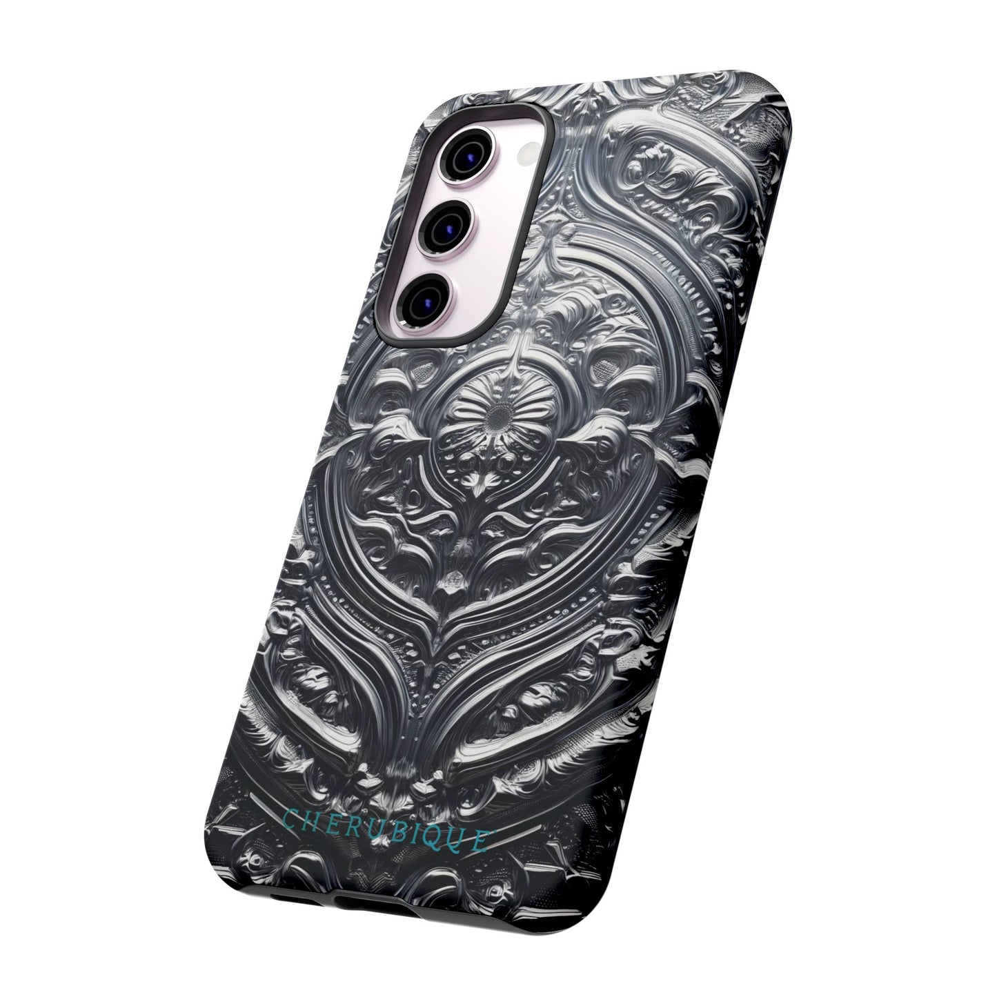 Silver Ornate Filigree-Samsung Galaxy