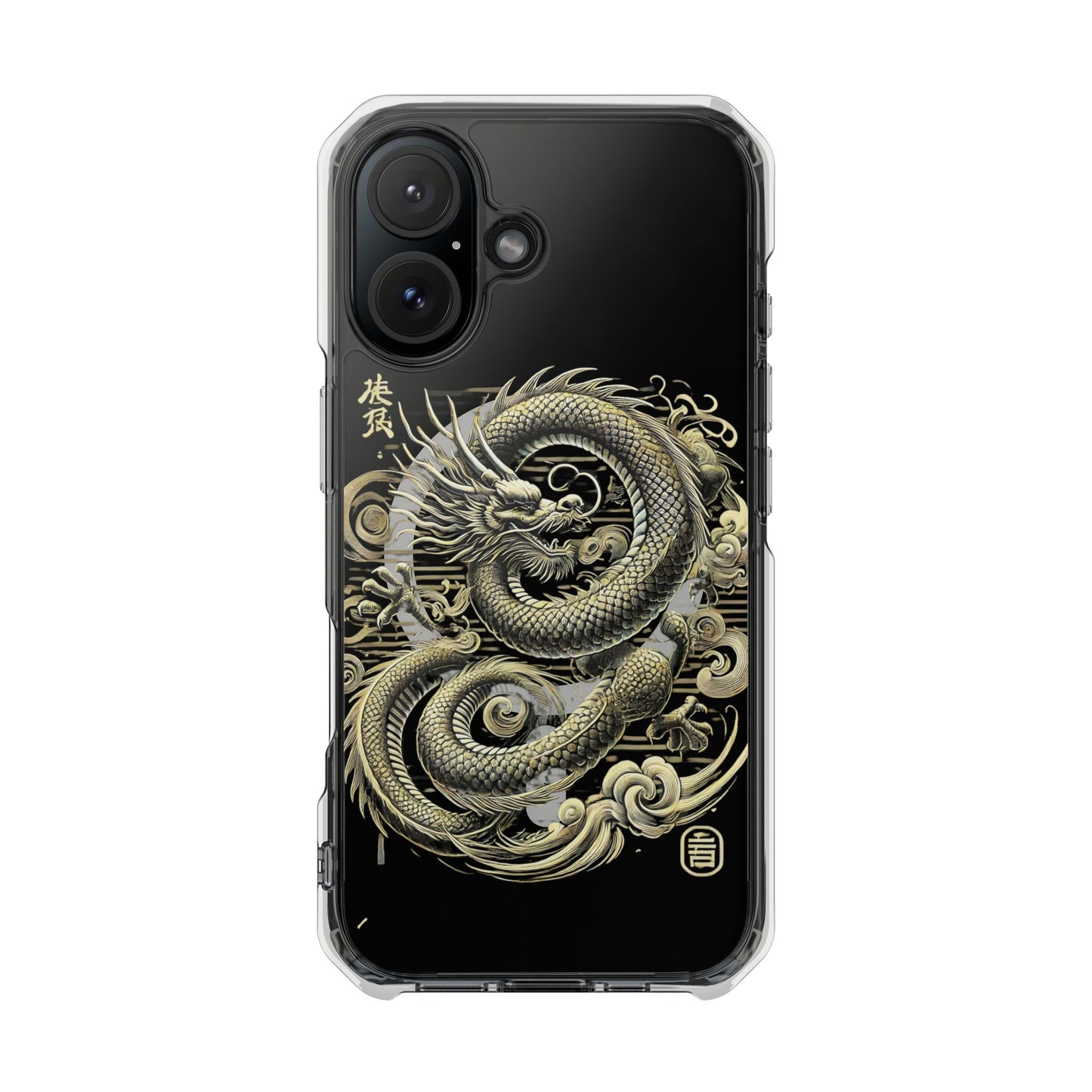 Golden Dragon of Prosperity-Magnetic Clear Impact Case