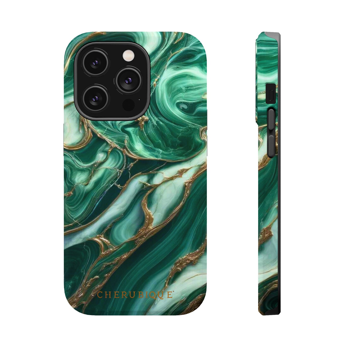 Emerald Swirls - MagSafe Tough Cases