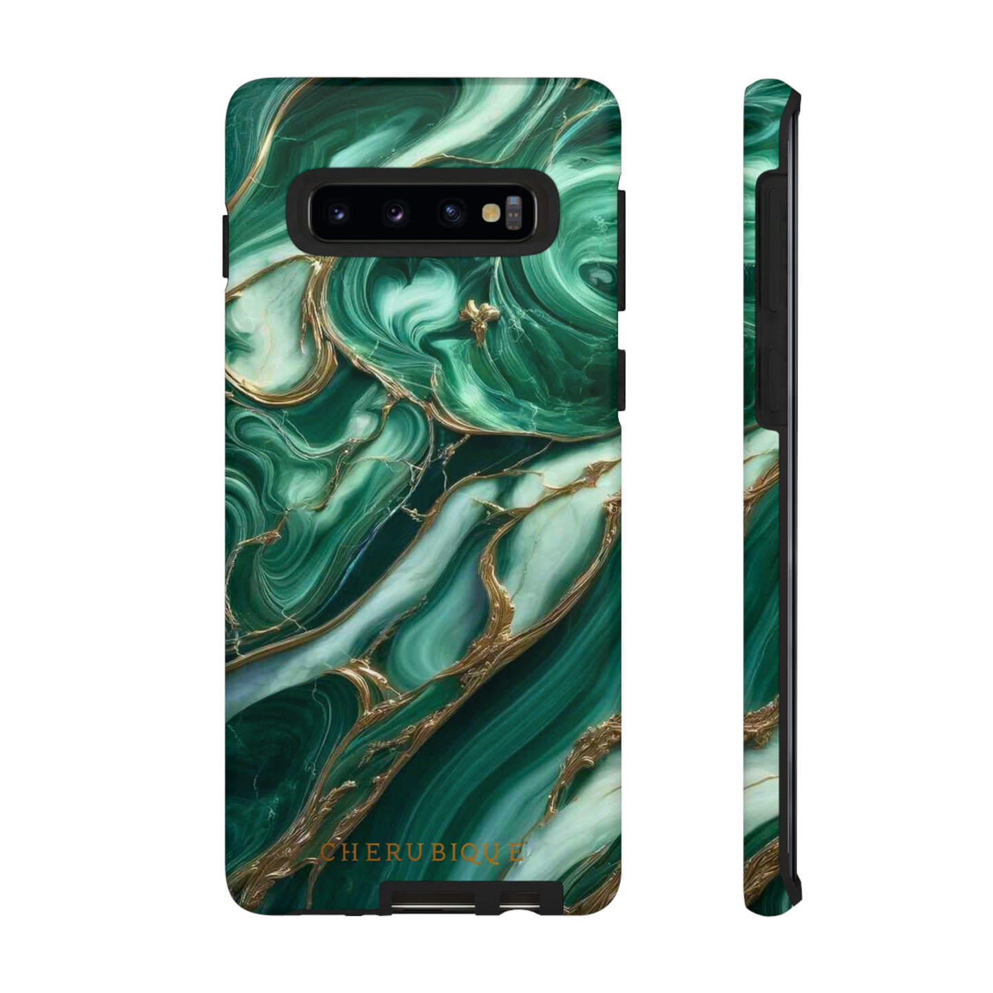 Emerald Swirls-Samsung Galaxy