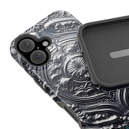 Silver Ornate Filigree-MagSafe Tough Cases