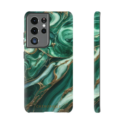 Emerald Swirls-Samsung Galaxy