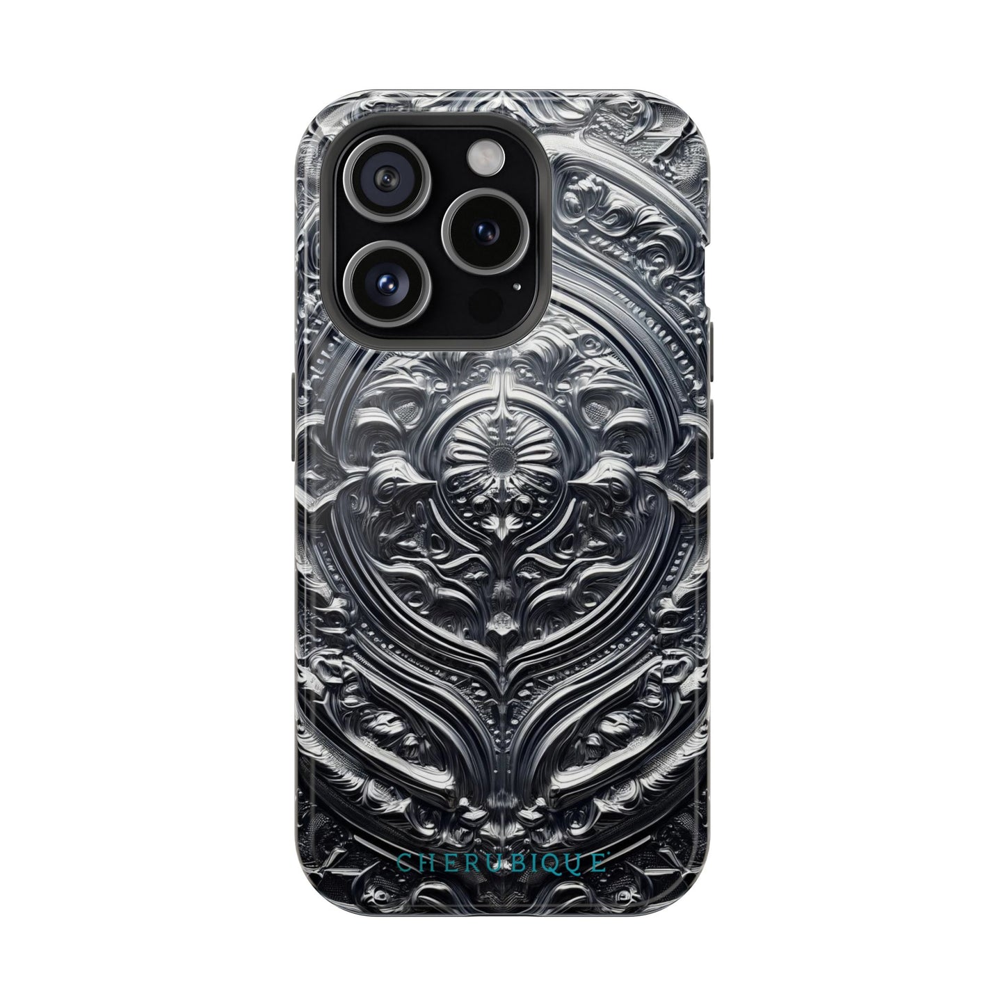 Silver Ornate Filigree-MagSafe Tough Cases