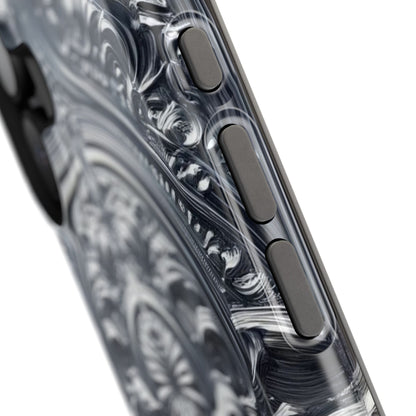 Silver Ornate Filigree-MagSafe Tough Cases