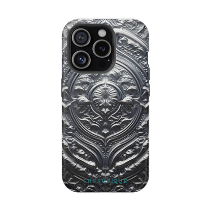 Silver Ornate Filigree-MagSafe Tough Cases