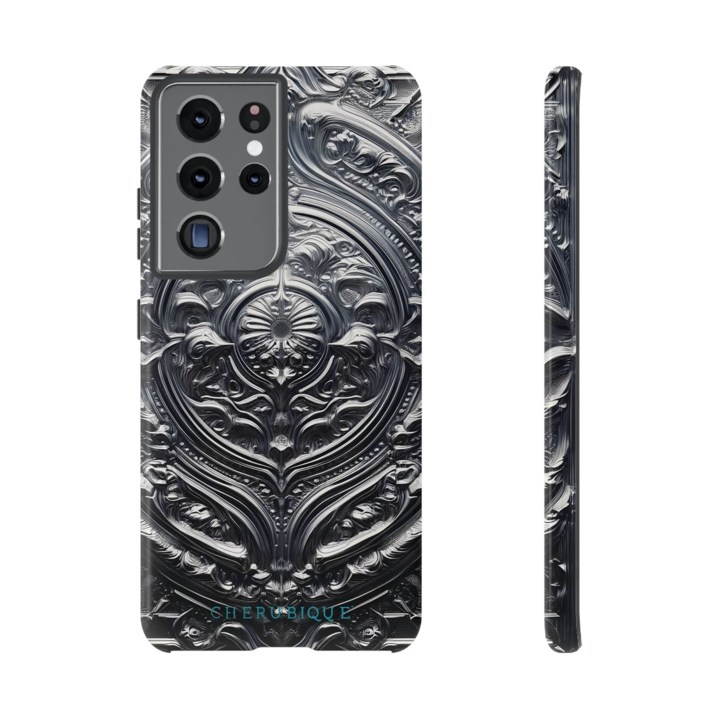 Silver Ornate Filigree-Samsung Galaxy