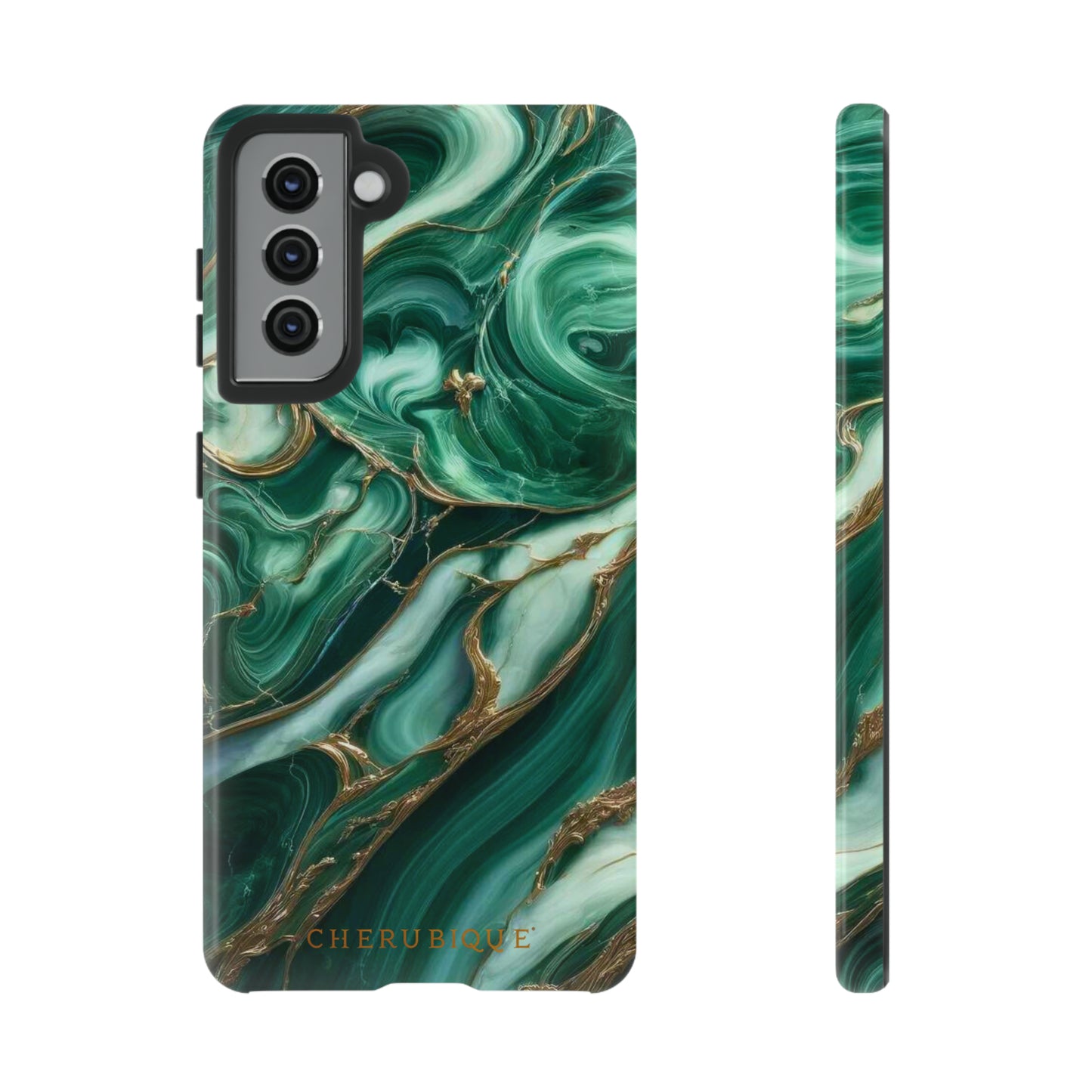 Emerald Swirls-Samsung Galaxy