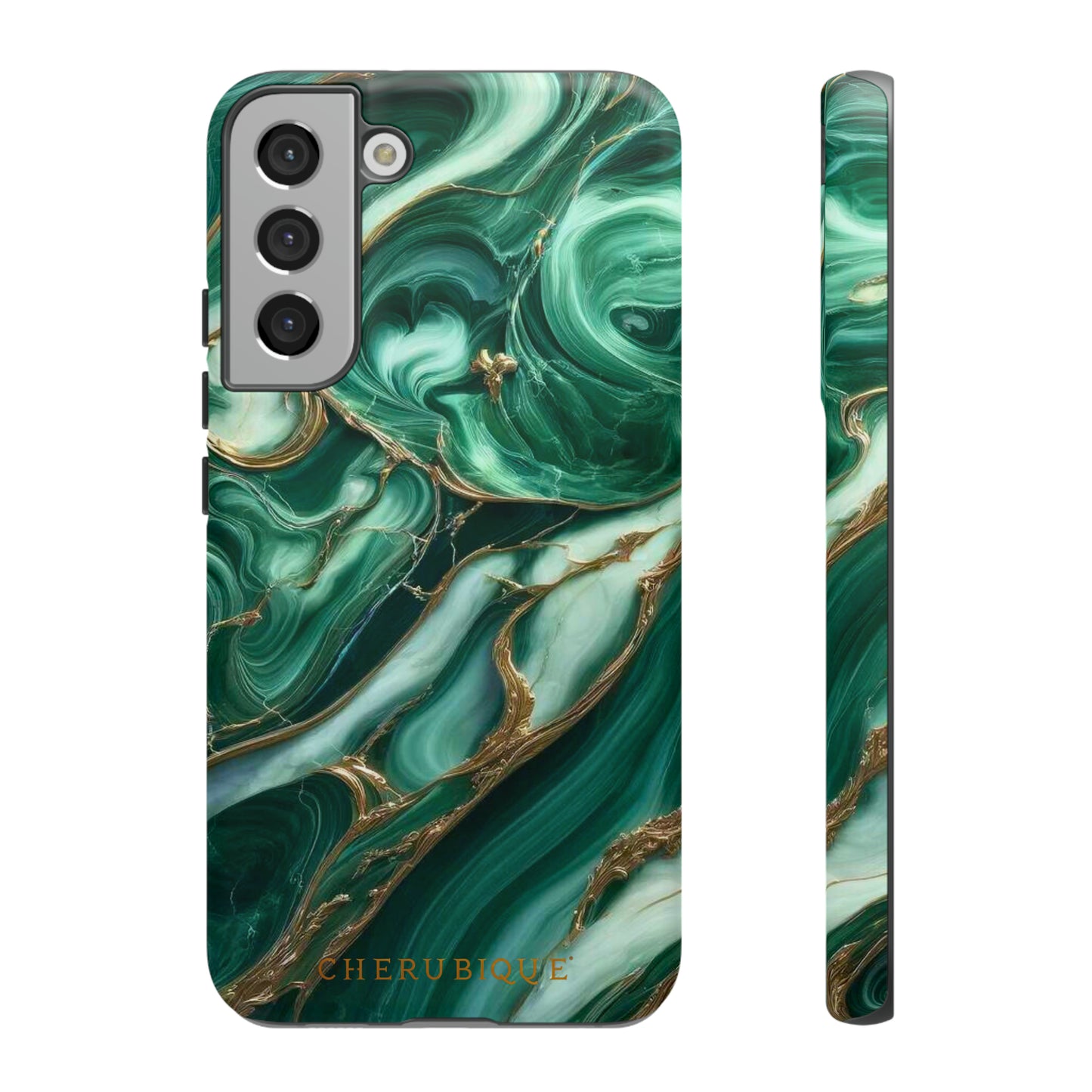 Emerald Swirls-Samsung Galaxy