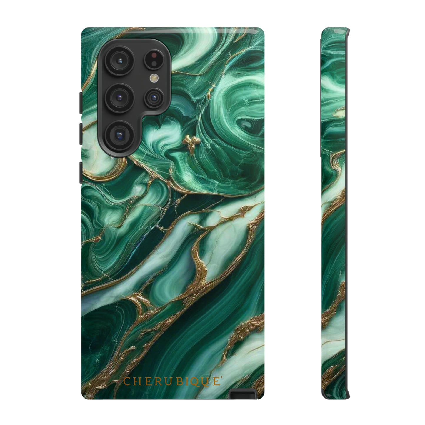 Emerald Swirls-Samsung Galaxy