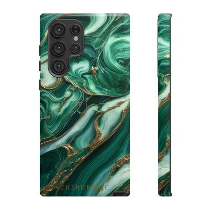 Emerald Swirls-Samsung Galaxy