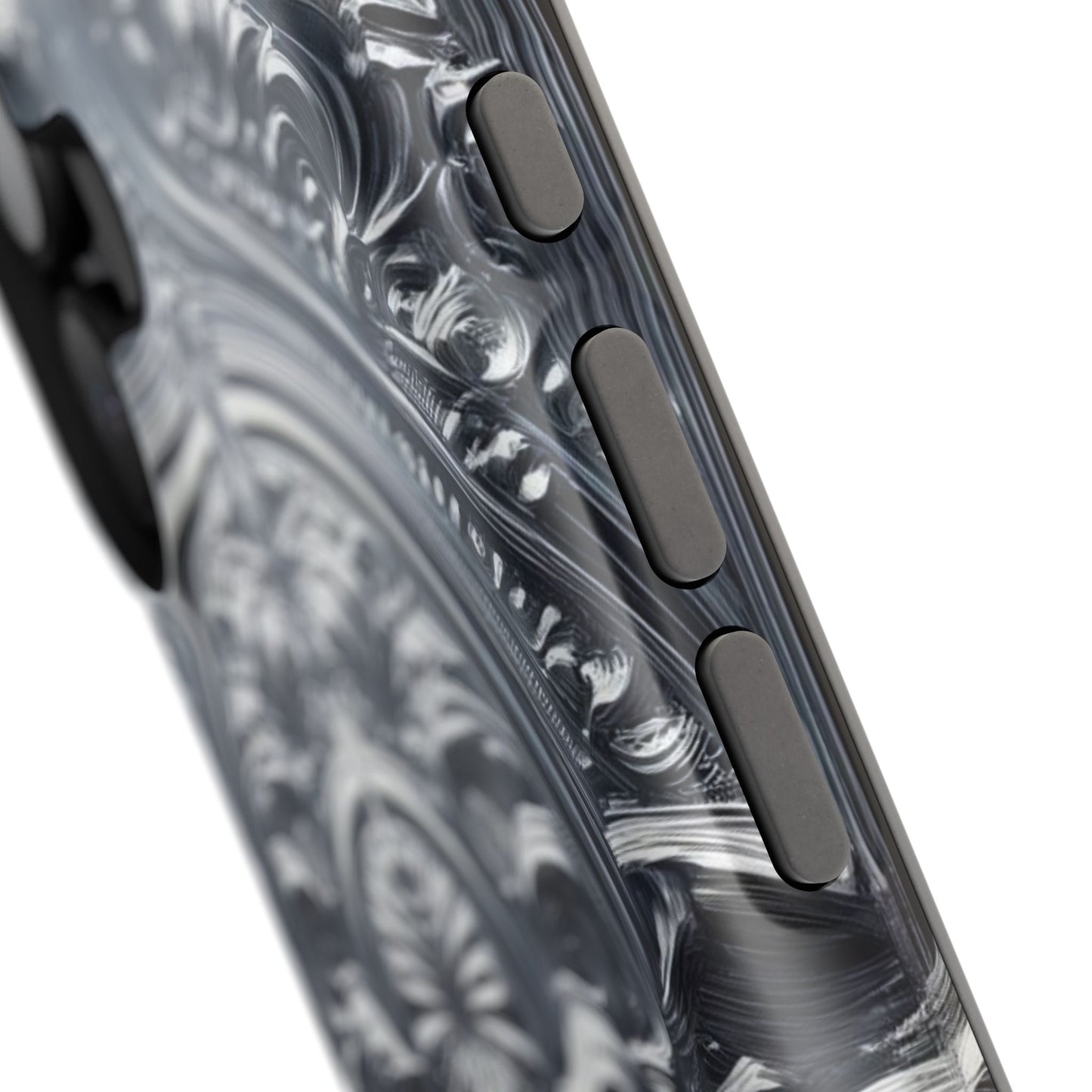 Silver Ornate Filigree-MagSafe Tough Cases