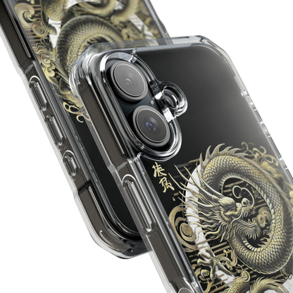 Golden Dragon of Prosperity-Magnetic Clear Impact Case