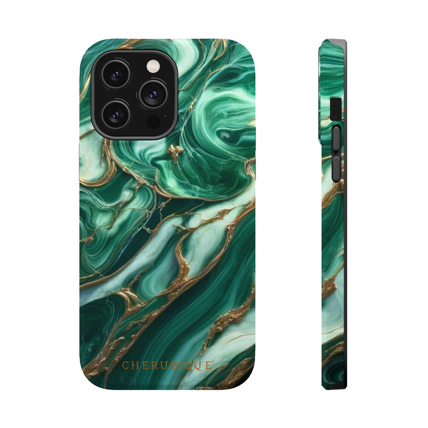 Emerald Swirls - MagSafe Tough Cases