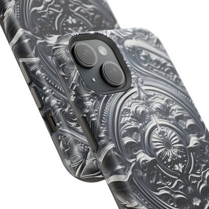 Silver Ornate Filigree-MagSafe Tough Cases