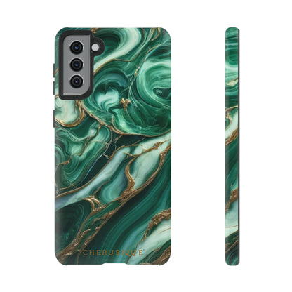 Emerald Swirls-Samsung Galaxy