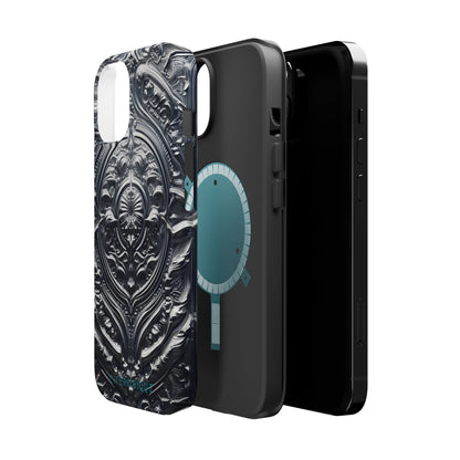 Silver Ornate Filigree-MagSafe Tough Cases