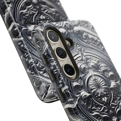 Silver Ornate Filigree-Samsung Galaxy